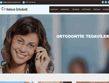 Tablet Screenshot of ankaraortodonti.net